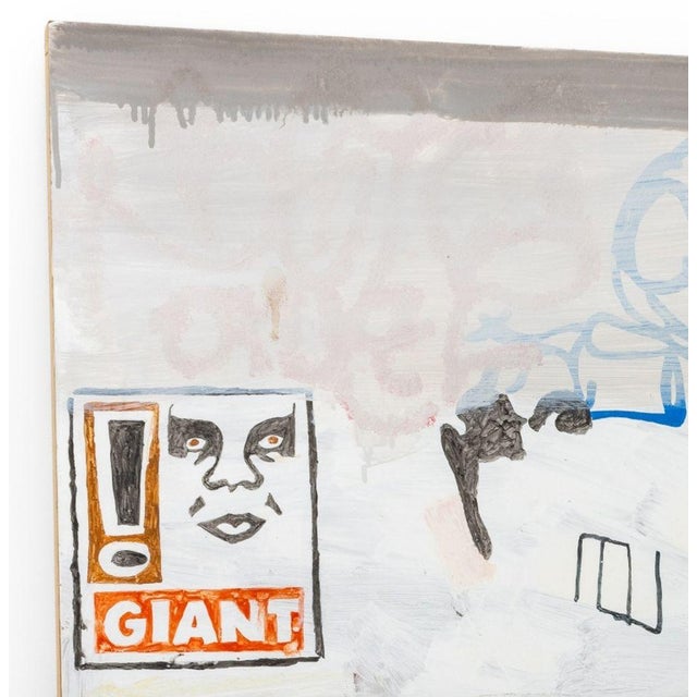 Paolo Barrile (Italian, b. 1925), "Giant", Mixed Media on Panel, 2000, signed, titled, and dated verso, unframed. 31.5" H...