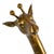 Mid-Century Modern Tall Brass Giraffe Sculpture With Engraved Patterned Surface For Sale In Greensboro - Image 6 of 10