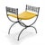 Mid-Century Modern Arthur Umanoff "Granada Group" Bench by Shaver Howard For Sale - Image 3 of 9