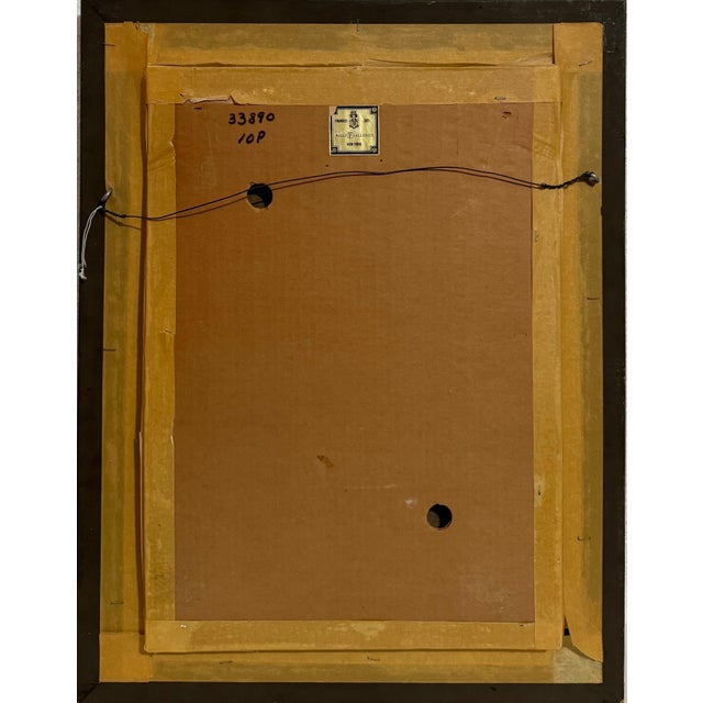 Gaston Sebire, French Post Impressionist Oil Painting Bucolic Wooded Country Lane Gaston Sebire, c.1960 For Sale - Image 9 of 11