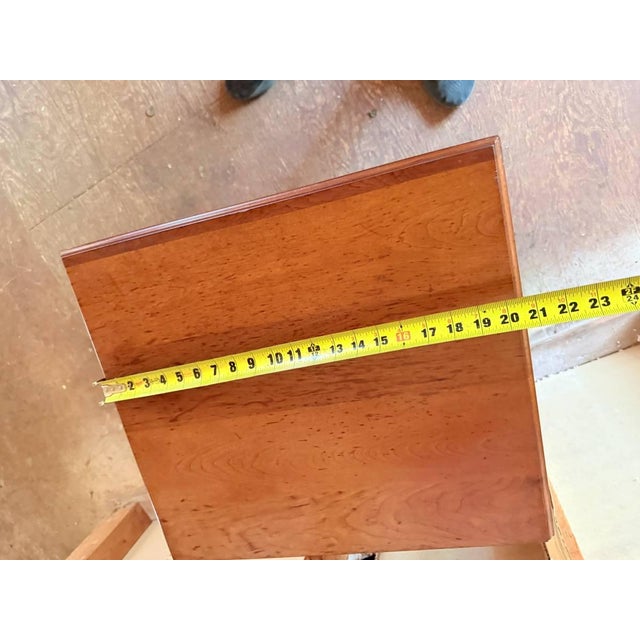 Late 20th Century Pair of Contemporary Style Solid Wood 1 Drawer Nightstands For Sale - Image 15 of 15