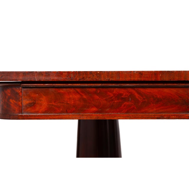 Fine Pair of American Classical Mahogany Card Tables, Massachusetts Ca. 1820 For Sale - Image 10 of 13