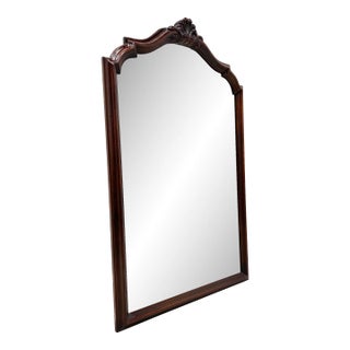 Century Cardella Collection Cherry Italian Provincial Beveled Wall Mirror For Sale