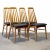 1960s Koefoed Hornslet "Eva" Oak Dining Chairs Designed by Niels Koefoed For Sale - Image 5 of 11