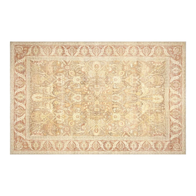 1960s Turkish Oushak Rug For Sale