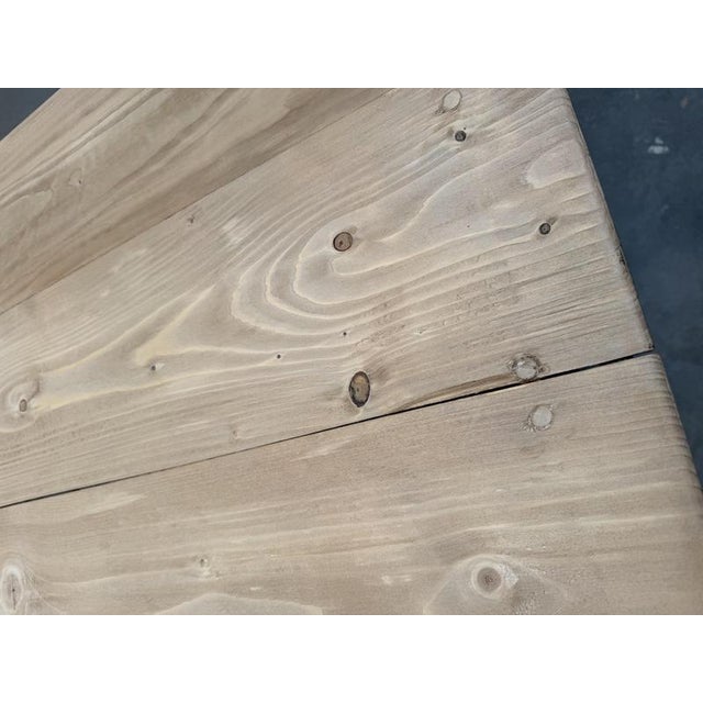 Large Communal Table in Wood For Sale - Image 11 of 15