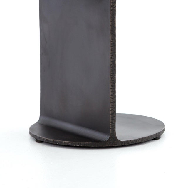 Four Hands Griffon Side Table - Rustic Fossil For Sale - Image 9 of 12