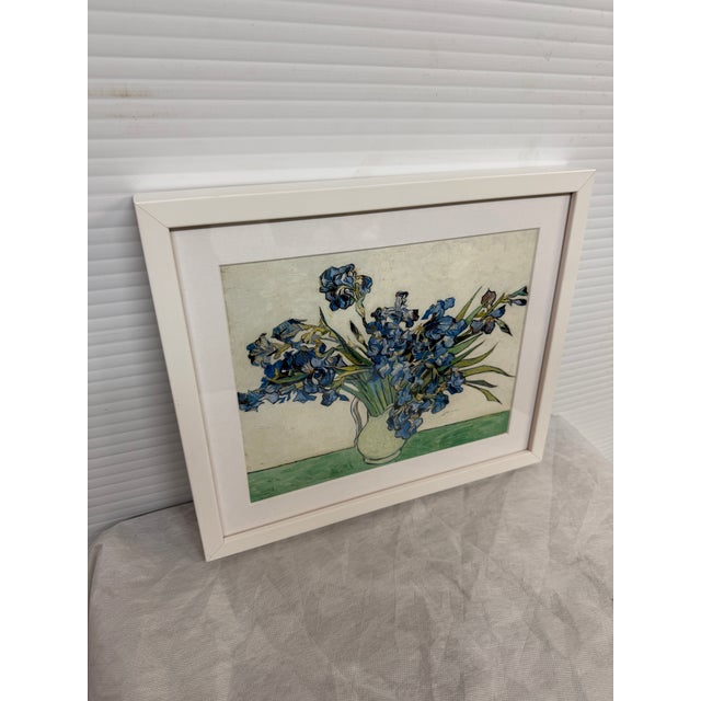 Design Plus Gallery presents "Irises" a reproduction print of Vincent Van Gogh original. Published for the Met from its...