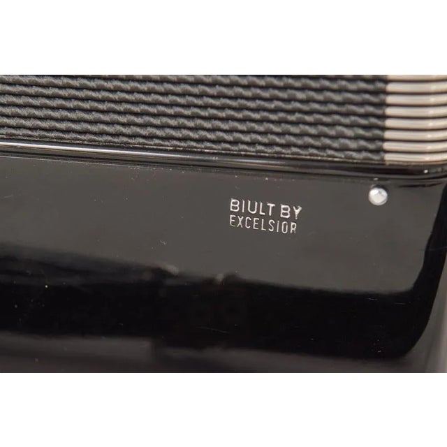Vintage Black Mod. 304 Excelsior Accordion For Sale - Image 12 of 18