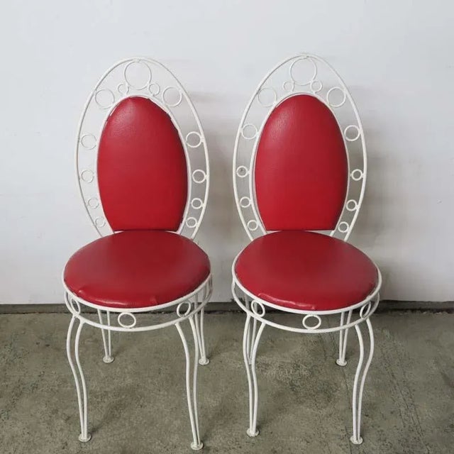 Vintage Metal Bench Set with Two Chairs, Set of 3 For Sale - Image 18 of 18