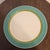 Mid-Century Modern Vintage 1960s Seville by Amcrest Ironstone Turquoise Green Chop Plate Platter Japan For Sale - Image 3 of 7