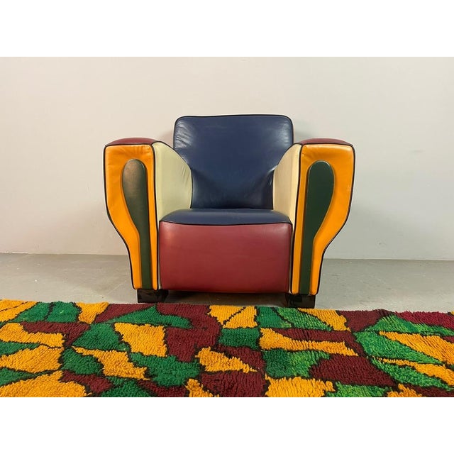 Postmodern Dutch Hip Hop Armchair from Peter van Zoetendaal, The Netherlands, 1990s For Sale - Image 6 of 11