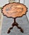 Rustic Vintage Black Forest Walnut Tilt Top Table Marquetry Wood Inlay For Sale - Image 3 of 18