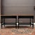 Vintage L. Hitchcock Country Farmhouse Solid Maple 1 Drawer Side Tables in Black / Harvest Maple - A Pair For Sale - Image 11 of 17
