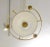 Antique Swedish Brass Fixture With Opaline Glass in the Neoclassic Manner For Sale - Image 10 of 10