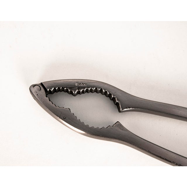 Vintage Matte Inox Stainless Steel Nutcracker, 1960s For Sale - Image 11 of 12