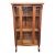 Antique Tiger Oak Empire China Cabinet For Sale
