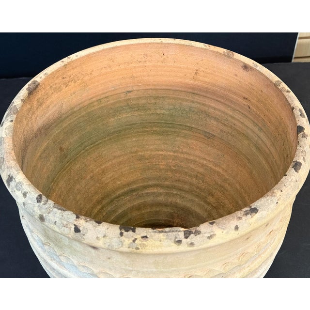 Large Greek Garden Planter Pot or Urn of Terracotta From Crete - Three Available For Sale - Image 4 of 8