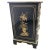 Gilt Chinoiserie Black Lacquer Serpentine Chest Dresser by Drexel Et Cetera For Sale In Philadelphia - Image 6 of 11