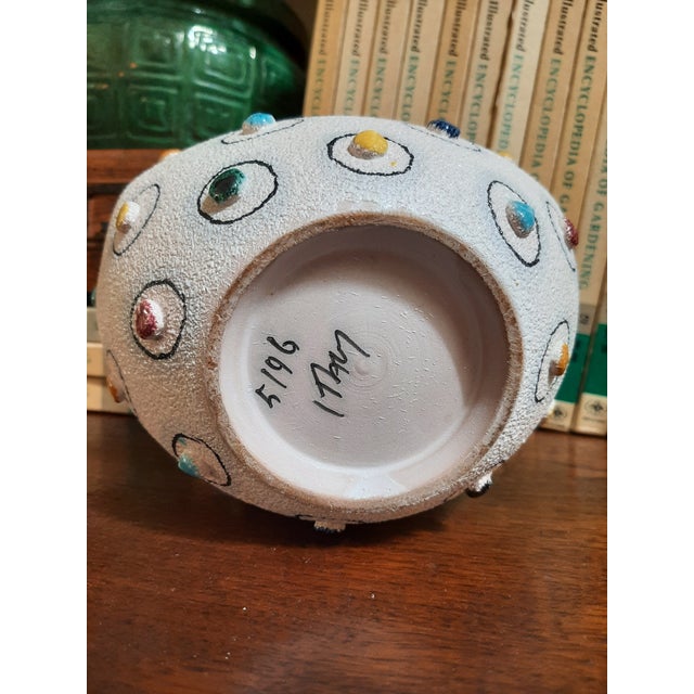 Mid Century Gambone Bitossi Raymor Italy Pottery Basket For Sale In Fayetteville, AR - Image 6 of 8