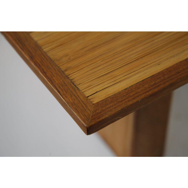 Vintage Japanese Bamboo Low Table, 1950s For Sale - Image 6 of 9