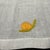 Set of 2 Vintage White Madeira Linen Embroidered Snails Finger Tip Guest Towels For Sale - Image 9 of 11
