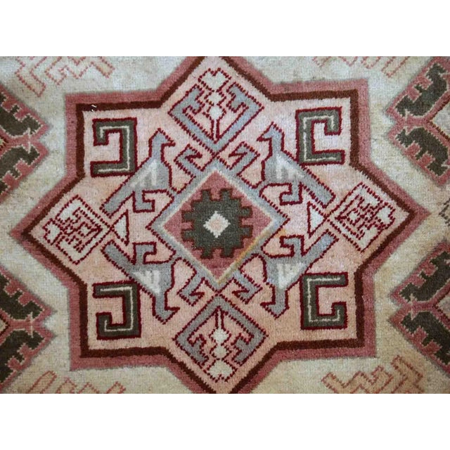 Turkish 1960s Handmade Vintage Turkish Sivas Rug 6.5' X 8.9' For Sale - Image 3 of 9