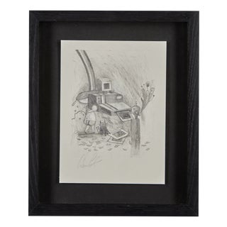 Graham Carter, Snap Snap, Graphite on Paper For Sale