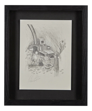 Graham Carter, Snap Snap, Graphite on Paper