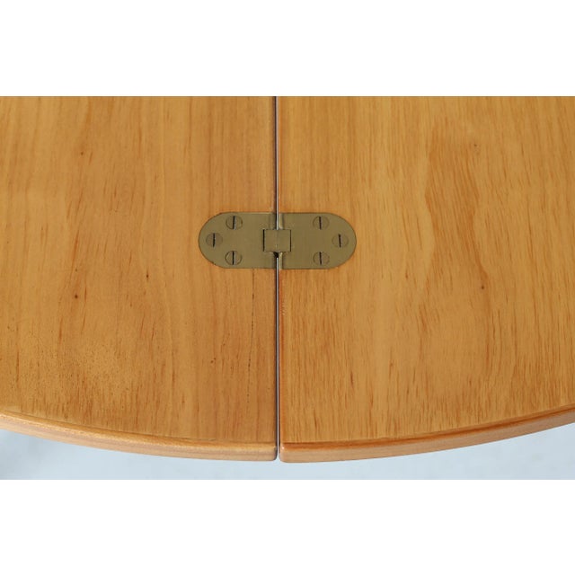 Cherrywood Card Table by Hans J. Wegner for Fritz Hansen A/S, Denmark, 1968 For Sale - Image 6 of 11