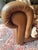 Textile Pair of Vintage Chesterfield Style Leather Sofas With Kilim Fabric Cushions For Sale - Image 7 of 15