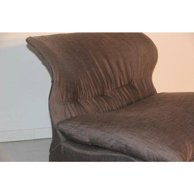 Textile Modular Vela Bassa Sofa Set by Giovanni Offredi for Saporiti Italia, 1970s , Set of 6 For Sale - Image 7 of 18