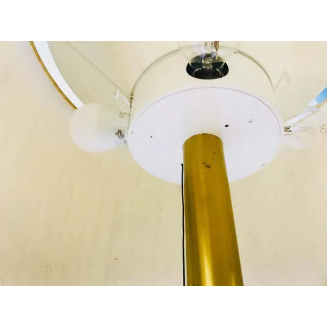 Cosack Midcentury Brass and Cloth Floor Lamp, 1960s, Germany For Sale - Image 10 of 12