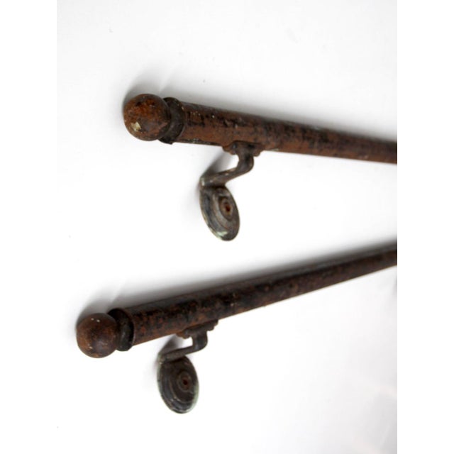 Antique Early 20th Century Iron Architectural Handrails For Sale - Image 12 of 18
