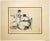 Nell'alcova is an original drawing in mixed media, ink, pencil and white lead on cardboard ,realized in 1902 ca. by...