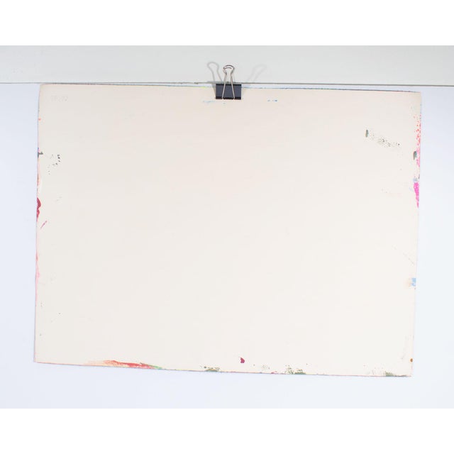 1986 Acrylic on Paper Landscape Painting by Harry Hilson For Sale In Indianapolis - Image 6 of 8