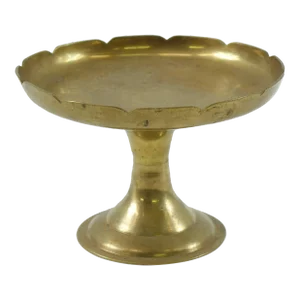 Antique Chinese Footed Brass Tray