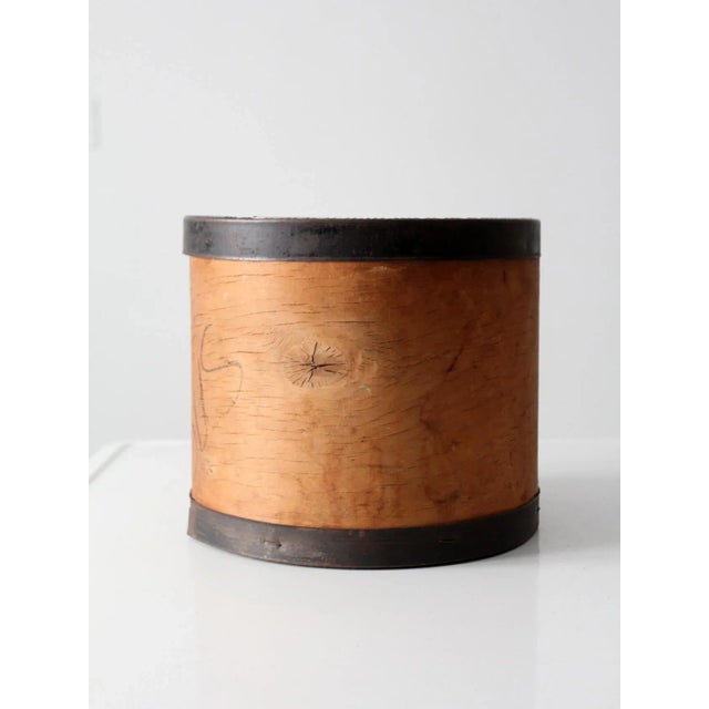 Farmhouse Vintage Wooden Cheese Box For Sale - Image 3 of 12