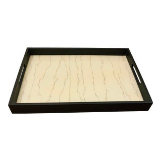 Contemporary Arteriors Modern Abstract Resin Tray For Sale