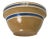 This Really is a Great Looking Large Size Antique Yellow Ware Pottery Kitchen Mixing Bowl. Most likely American in Origin....