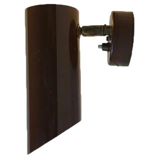 Adjustable Aluminium and Brass Wall Light from Nordisk Solar, 1960s For Sale