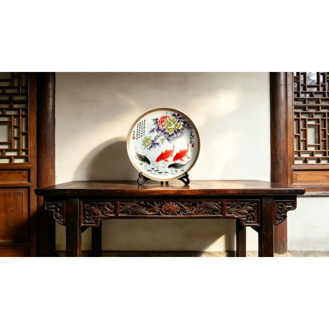 W-26cm,H-3cm Experience the beauty and elegance of Chinese history with our Chinese Vintage Porcelain Handcrafted with...