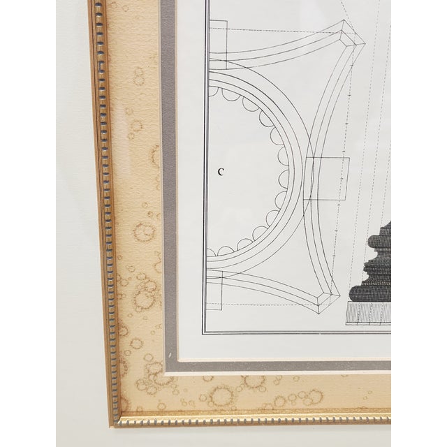 Wood Corinthian Architectural Colorized Prints - A Pair For Sale - Image 7 of 12