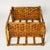 Wood Bent Burnt Bamboo Wall Shelf With Woven Split Wood Platforms Two Tier 1970's For Sale - Image 7 of 8