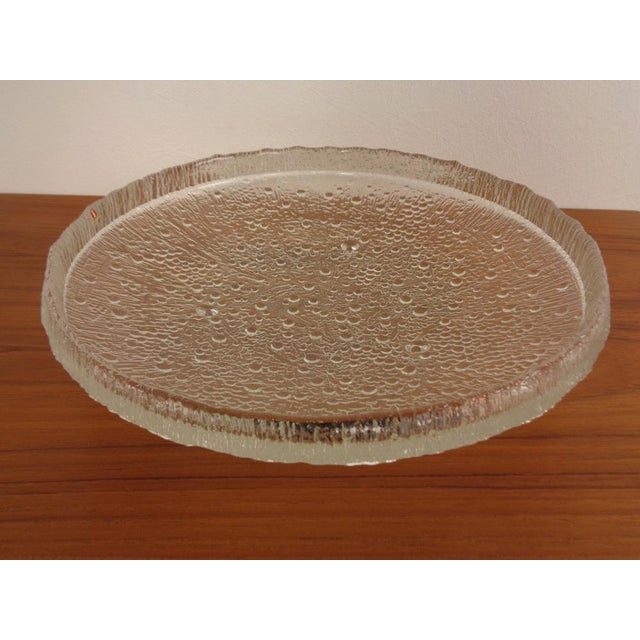 Large Glass Bowl by Tapio Wirkkala for Iittala, Finland, 1960s For Sale - Image 3 of 14