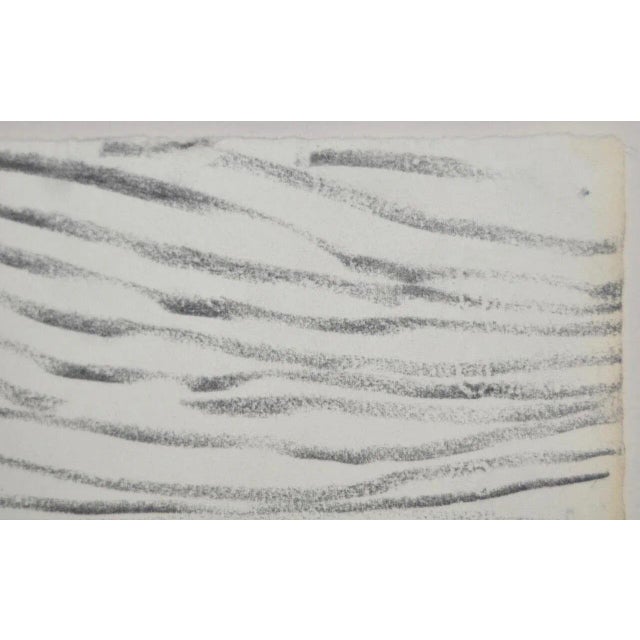 1980s Frank Van Hemert Figurative Original Charcoal Drawing on Paper For Sale - Image 4 of 11