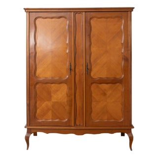 1930s French Mahogany Cabinet For Sale