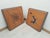 Brown Panels in Worked Wood by Angelo Mangiarotti for Arquati, 1970s, Set of 2 For Sale - Image 8 of 18