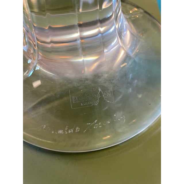 1980s Formia Murano "Andromeda" Parrot Sculpture on Perch For Sale - Image 10 of 10