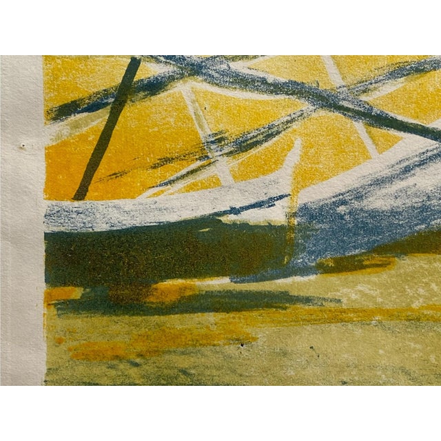 Enid Chauvin, Spanish Beach, Colour Lithograph, 1970s For Sale - Image 9 of 15
